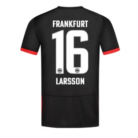 Eintracht Frankfurt Hugo Larsson #16 Borta Kläder 2024-25 Kortärmad
